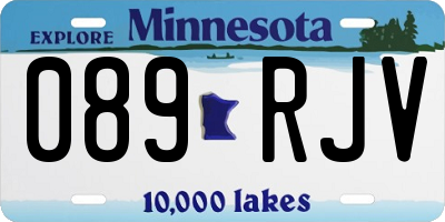 MN license plate 089RJV