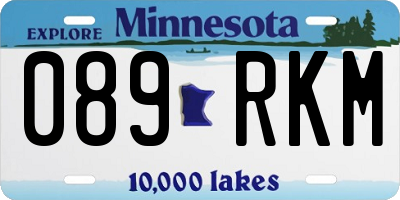 MN license plate 089RKM
