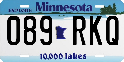 MN license plate 089RKQ