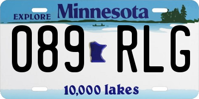 MN license plate 089RLG
