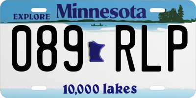 MN license plate 089RLP
