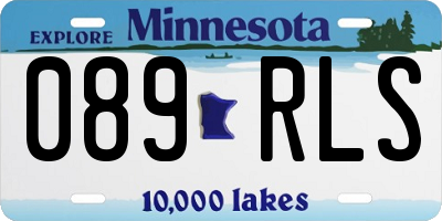 MN license plate 089RLS