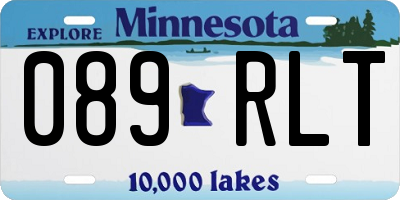 MN license plate 089RLT