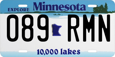 MN license plate 089RMN