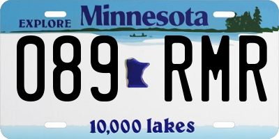 MN license plate 089RMR