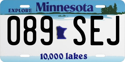 MN license plate 089SEJ