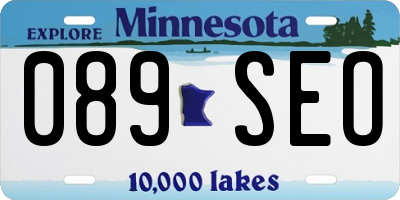 MN license plate 089SEO