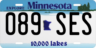 MN license plate 089SES