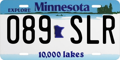MN license plate 089SLR