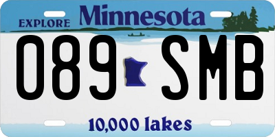 MN license plate 089SMB