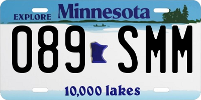 MN license plate 089SMM