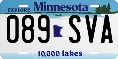 MN license plate 089SVA