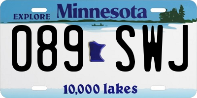 MN license plate 089SWJ