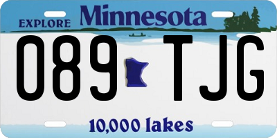 MN license plate 089TJG