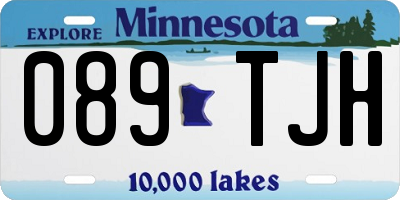 MN license plate 089TJH