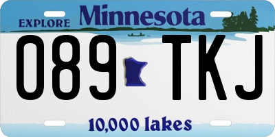 MN license plate 089TKJ