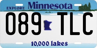 MN license plate 089TLC