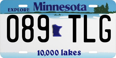 MN license plate 089TLG