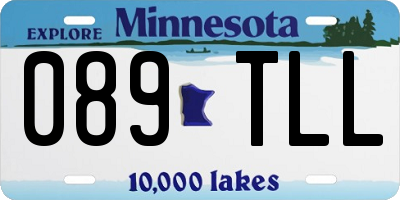 MN license plate 089TLL