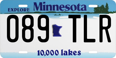 MN license plate 089TLR