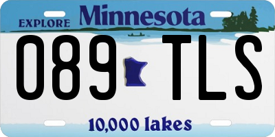 MN license plate 089TLS