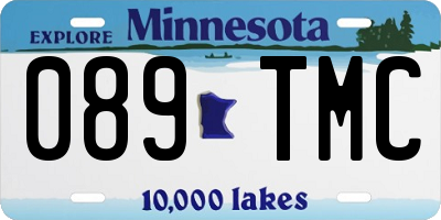 MN license plate 089TMC