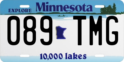 MN license plate 089TMG