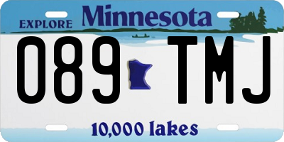 MN license plate 089TMJ