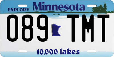 MN license plate 089TMT
