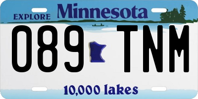 MN license plate 089TNM