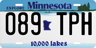 MN license plate 089TPH