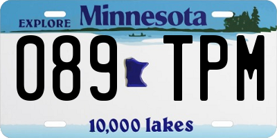 MN license plate 089TPM