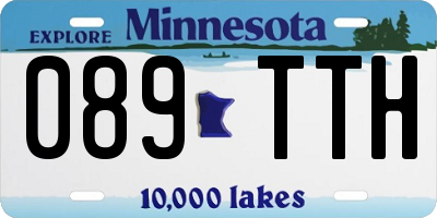 MN license plate 089TTH