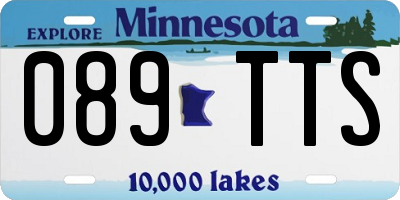 MN license plate 089TTS