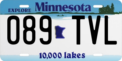 MN license plate 089TVL