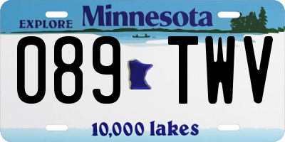 MN license plate 089TWV
