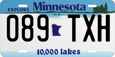 MN license plate 089TXH
