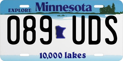 MN license plate 089UDS