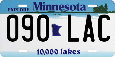 MN license plate 090LAC