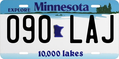 MN license plate 090LAJ