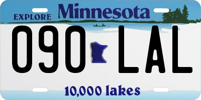 MN license plate 090LAL