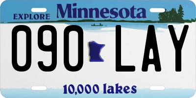 MN license plate 090LAY