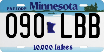 MN license plate 090LBB