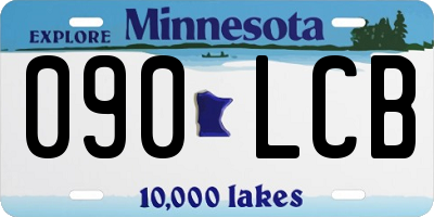 MN license plate 090LCB