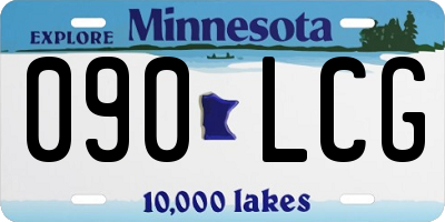MN license plate 090LCG