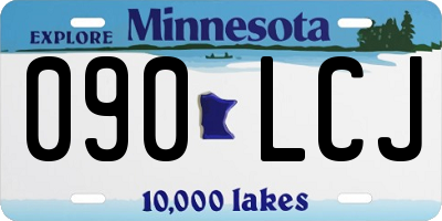 MN license plate 090LCJ