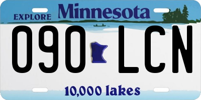 MN license plate 090LCN