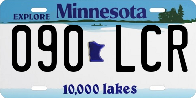 MN license plate 090LCR