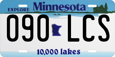 MN license plate 090LCS