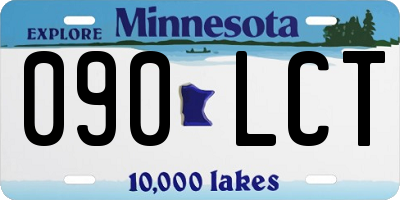 MN license plate 090LCT